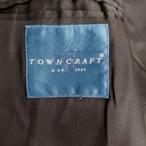 Towncraft Men's Suit Jacket & Pant Set Pinstripe - Picture 4 of 15